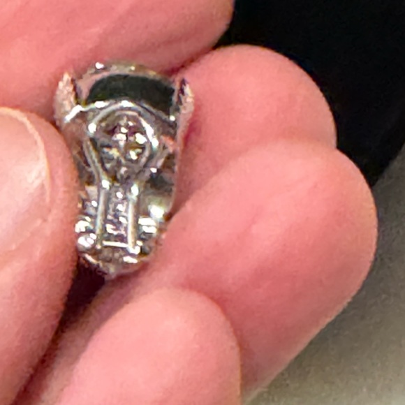 Judith ripka SS , Prasiolite and CZ earrings - Picture 12 of 14